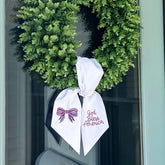 Embroidered Wreath Sash New Boxwood Wreath Sash Usa